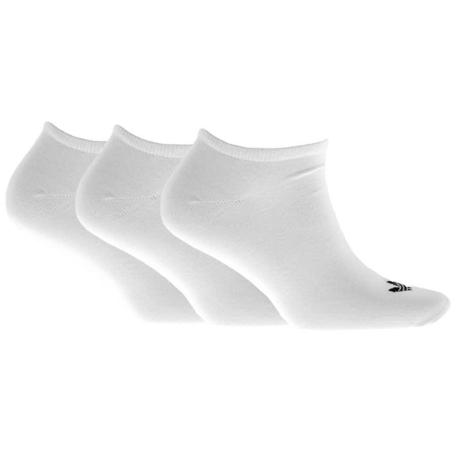Alternative Image for ProductAdidas Originals Three Pack Trefoil Socks White1